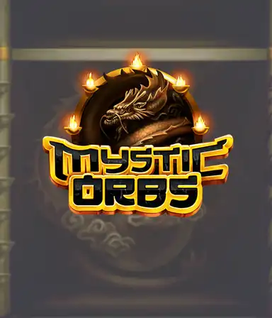 ELK Studios' Mystic Orbs slot displayed with its magical orbs and ancient temple background. This visual emphasizes the game's enigmatic atmosphere and its rich, detailed graphics, appealing to those seeking mystical adventures. Every detail, from the orbs to the symbols, is finely executed, adding depth to the game's ancient Asian theme.